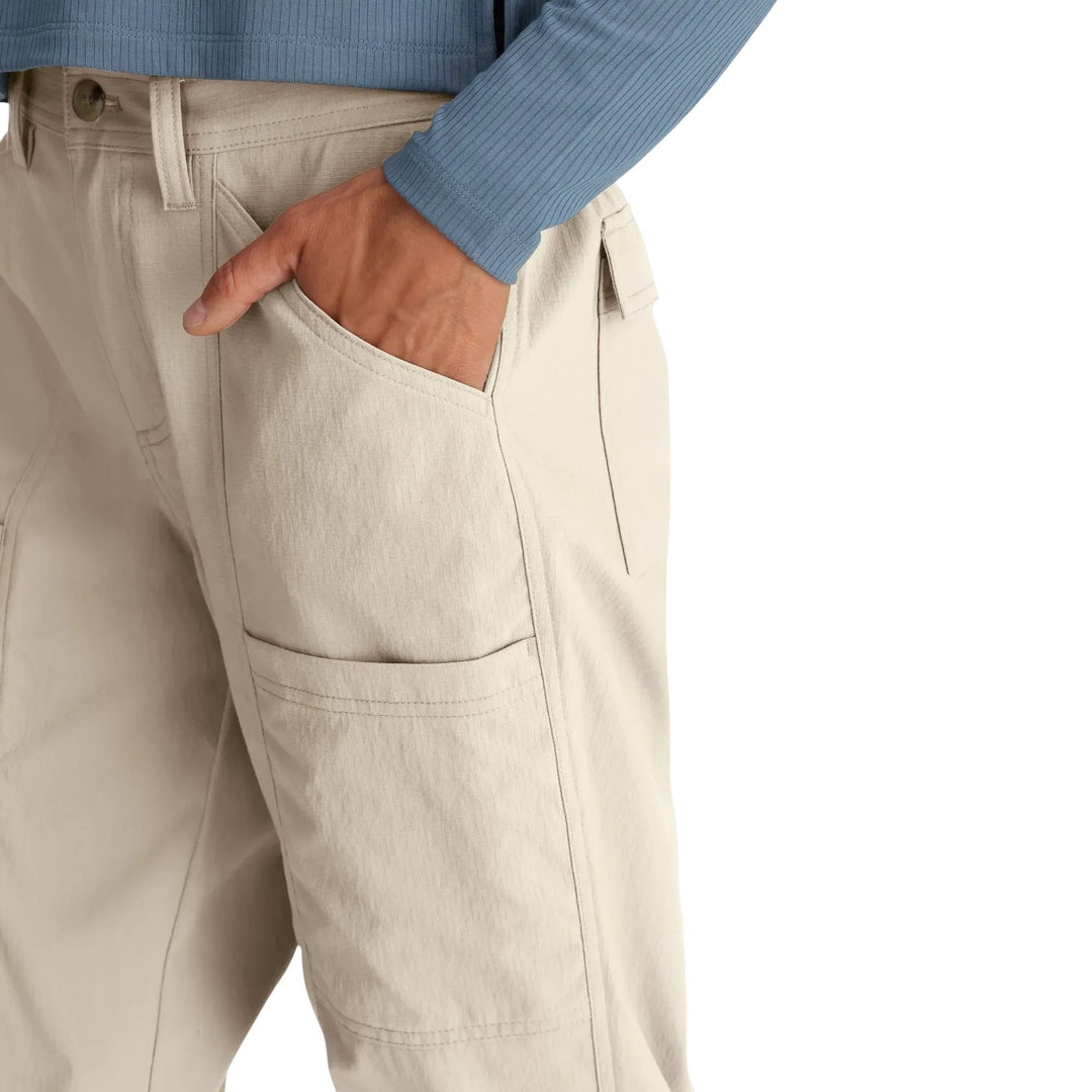 Free Fly Women's Topogrid Pant Stone Image 04
