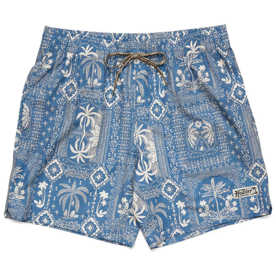 Howler Brothers Deep Set Boardshorts Palmetto Prophecy : Storm Blue Image 01