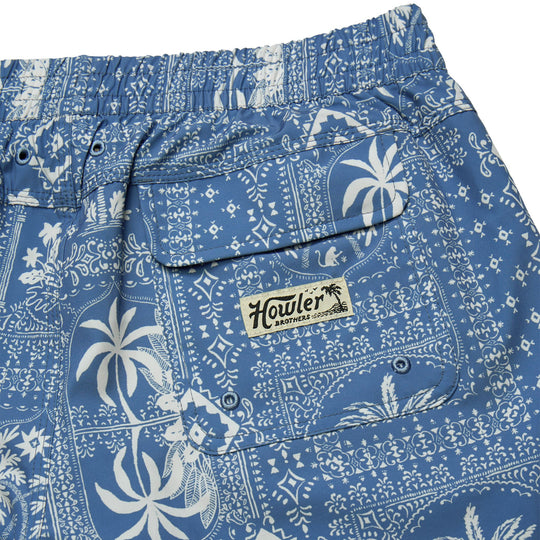 Howler Brothers Deep Set Boardshorts Palmetto Prophecy : Storm Blue Image 03