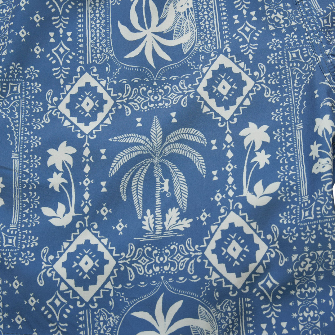 Howler Brothers Deep Set Boardshorts Palmetto Prophecy : Storm Blue Image 04