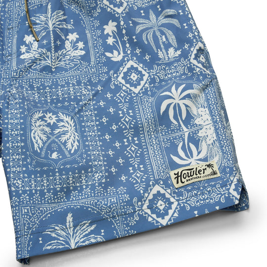 Howler Brothers Deep Set Boardshorts Palmetto Prophecy : Storm Blue Image 05
