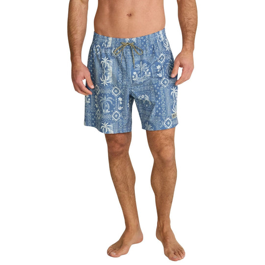 Howler Brothers Deep Set Boardshorts Palmetto Prophecy : Storm Blue Image 06