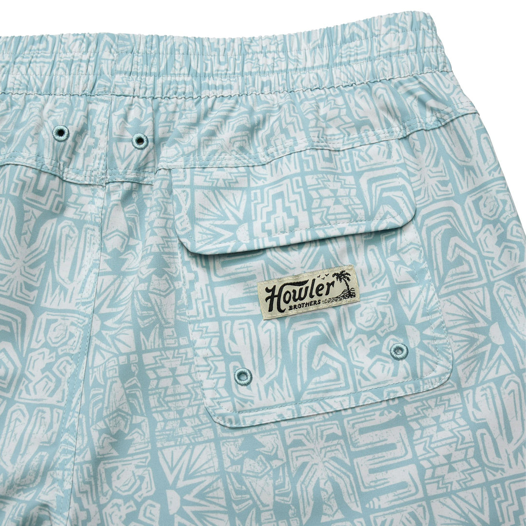 Howler Brothers Deep Set Boardshorts Tidal Tablets : Seafoam Image 03