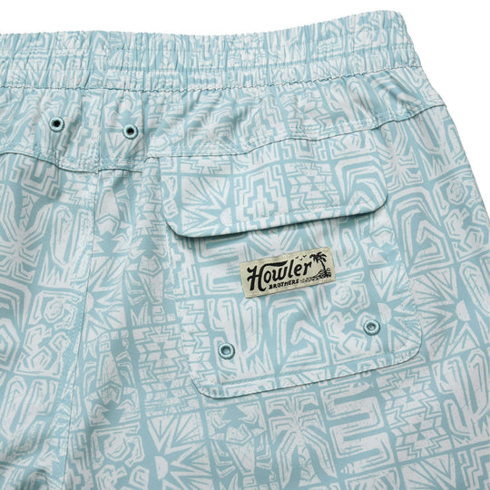 Howler Brothers Deep Set Boardshorts Tidal Tablets : Seafoam Image 03