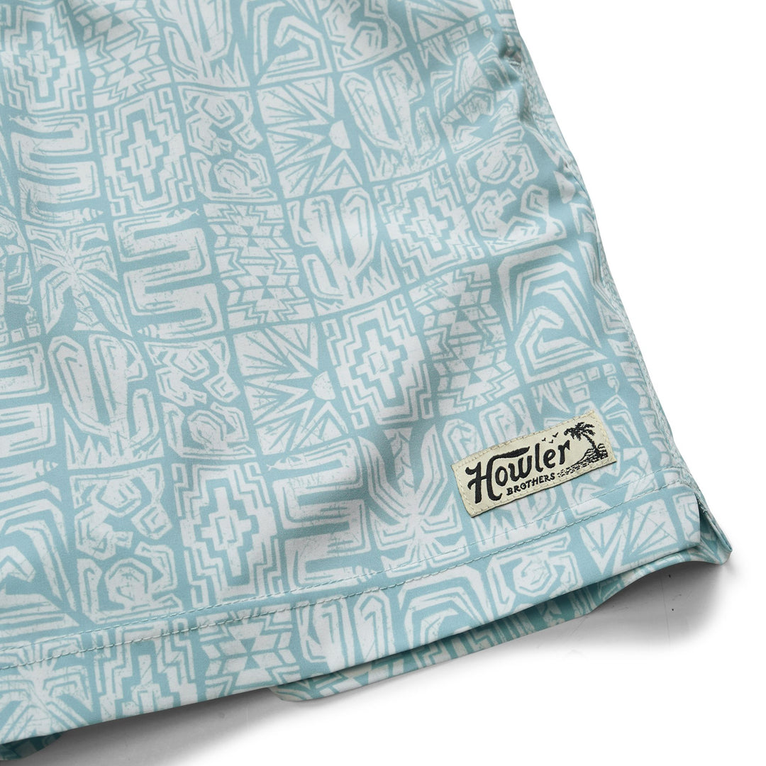 Howler Brothers Deep Set Boardshorts Tidal Tablets : Seafoam Image 04
