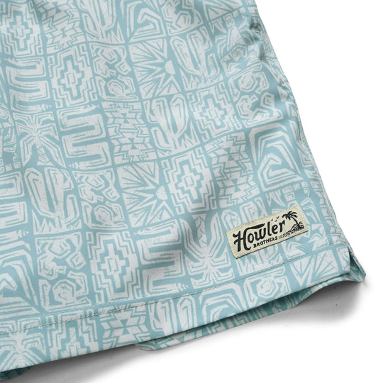 Howler Brothers Deep Set Boardshorts Tidal Tablets : Seafoam Image 04