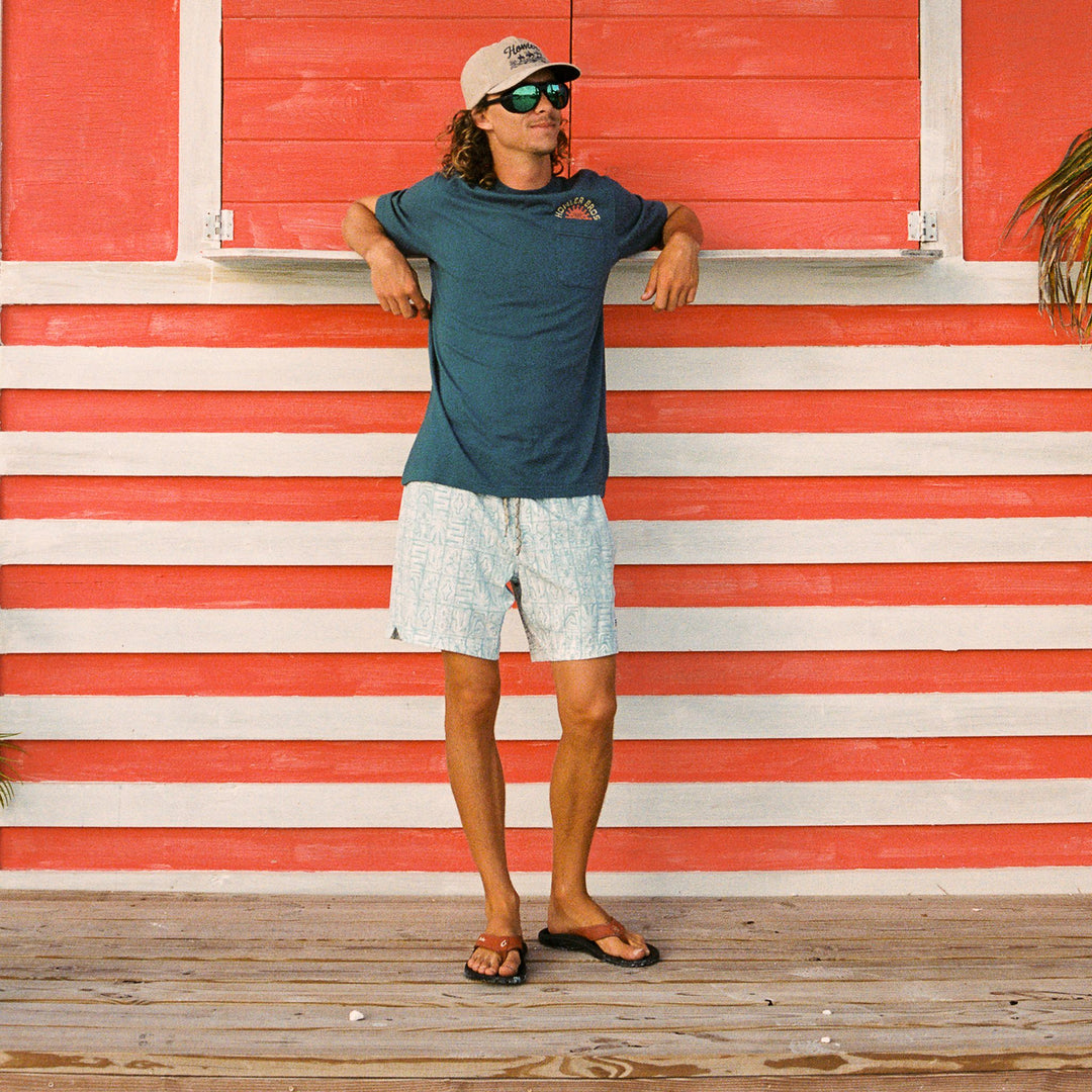 Howler Brothers Deep Set Boardshorts Tidal Tablets : Seafoam Image 09