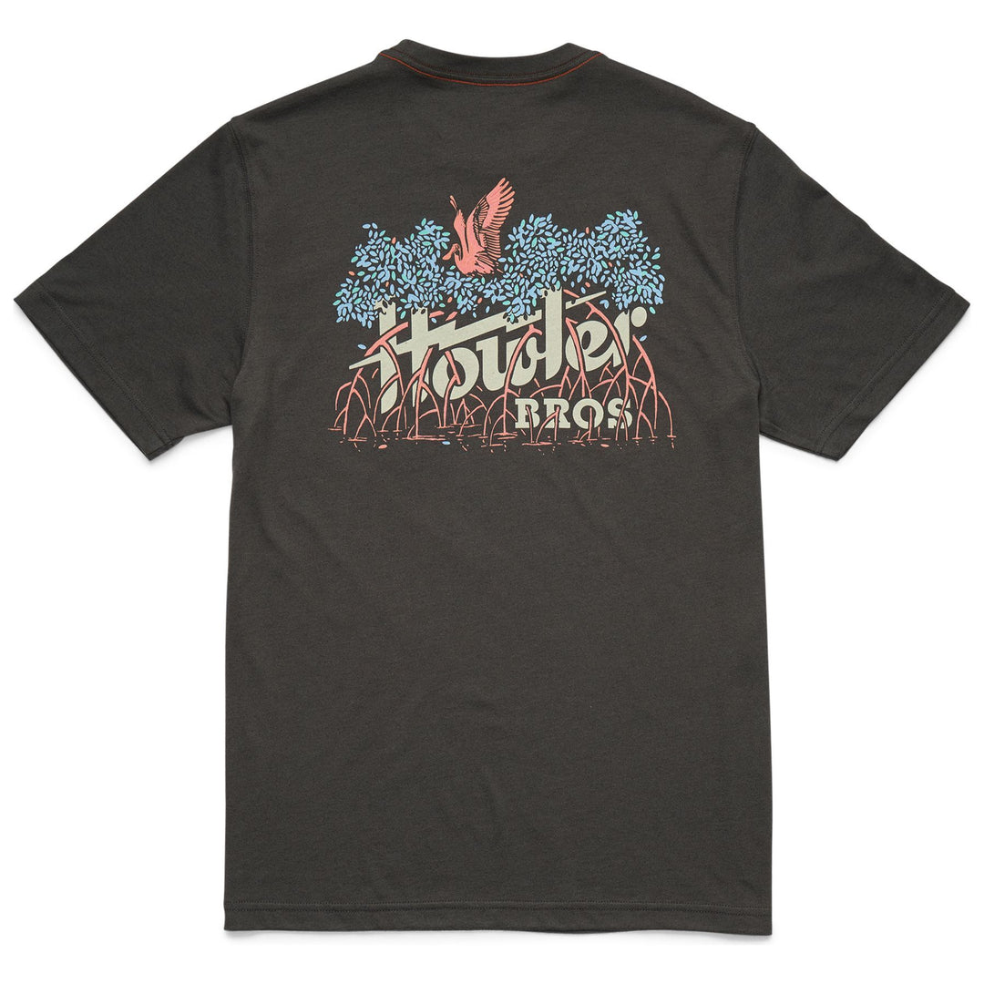 Howler Brothers Electric Mangroves Blended T-Shirt Antique Black Image 01