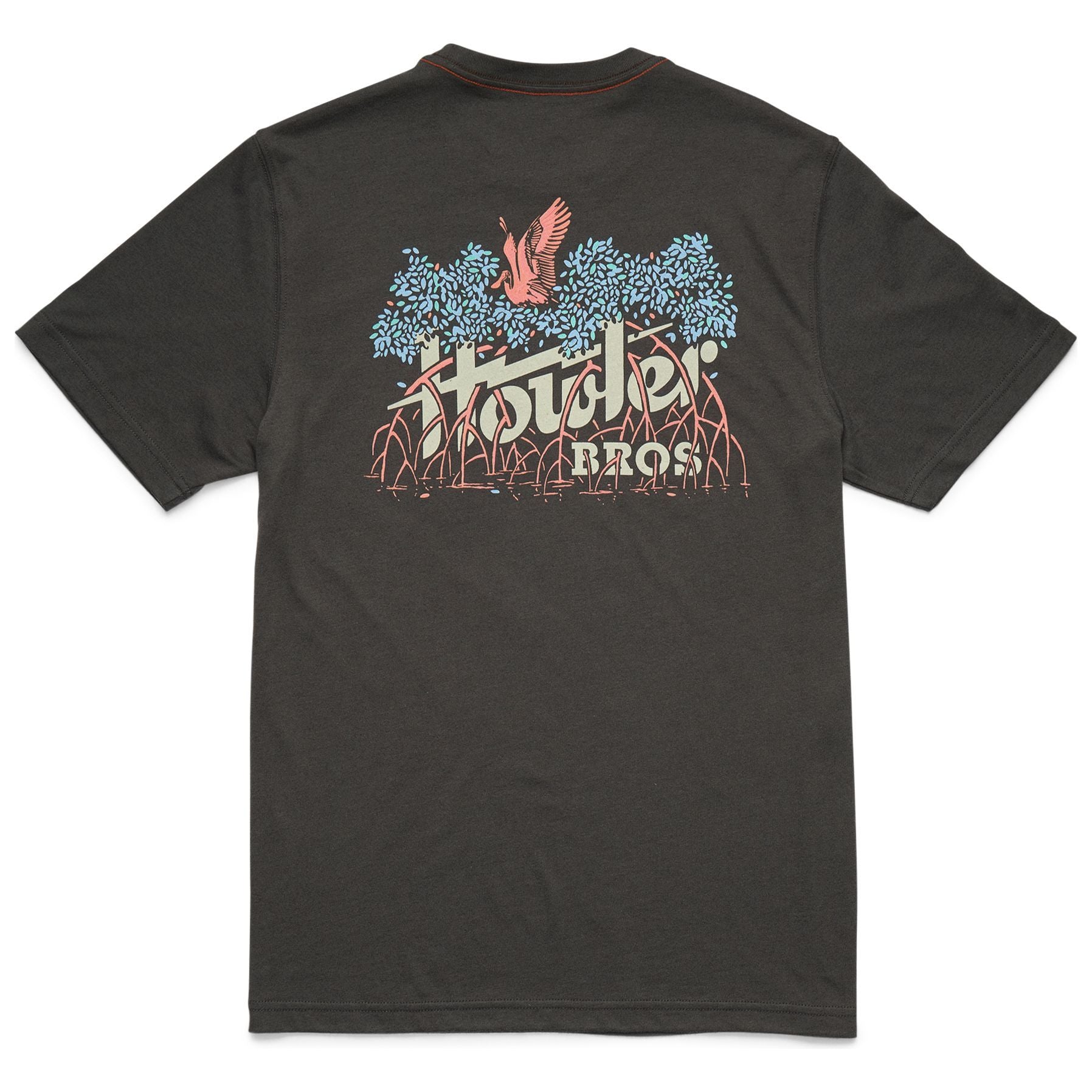 Howler Brothers Electric Mangroves Blended T-Shirt Antique Black Image 01