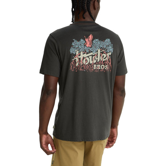 Howler Brothers Electric Mangroves Blended T-Shirt Antique Black Image 04