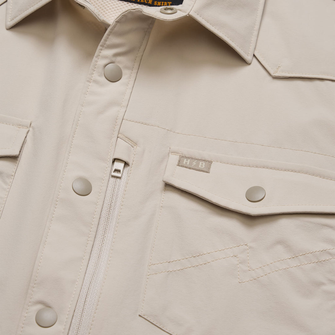 Howler Brothers Emerger Tech Shirt Chalk Image 04