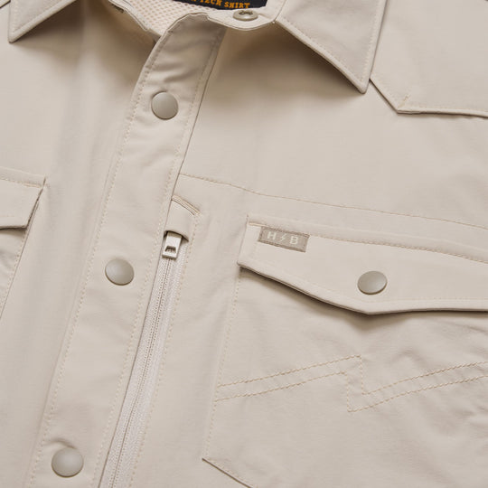 Howler Brothers Emerger Tech Shirt Chalk Image 04