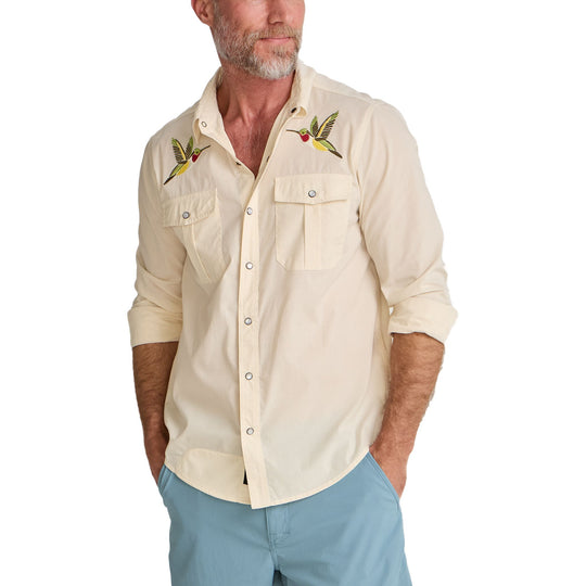 Howler Brothers Gaucho Snapshirt Nectar Seekers Image 06