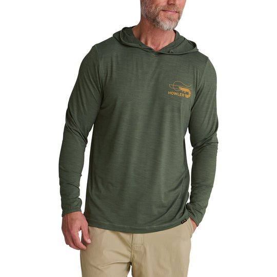 Howler Brothers HB Tech Hoodie Fatigue Image 04