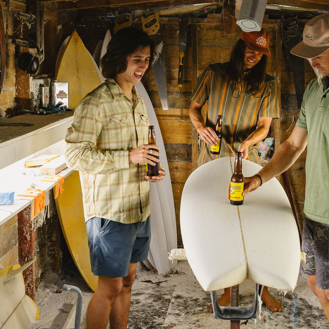 Howler Brothers Horizon Tech Shorts  6" Dark Slate Image 08