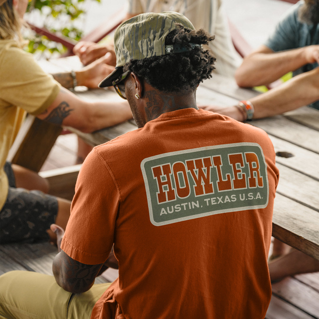 Howler Brothers Howler Slab Cotton T-Shirt Caramel Image 05