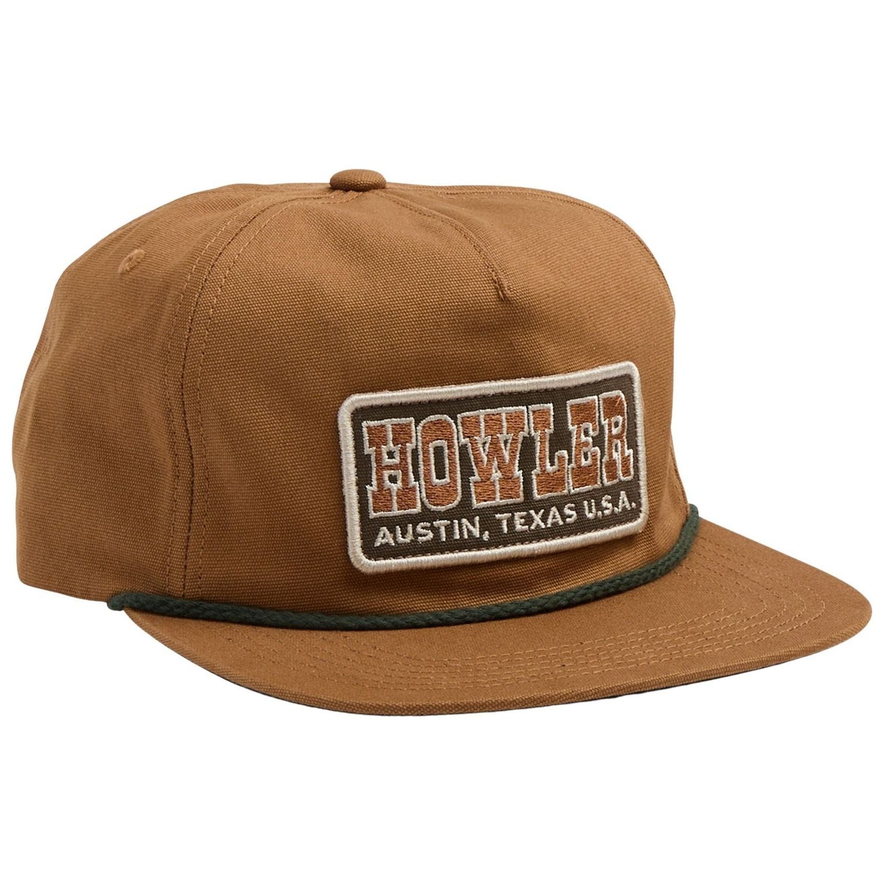 Howler Brothers Howler Slab Unstructured Snapback Hat Duck Brown Image 01