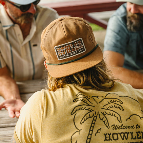 Howler Brothers Howler Slab Unstructured Snapback Hat Duck Brown Image 03