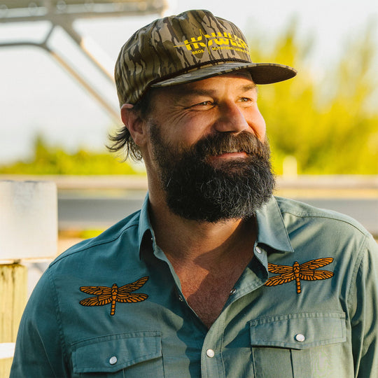 Howler Brothers Mutations Laboratory Unstructured Snapback Hat Camo Image 03