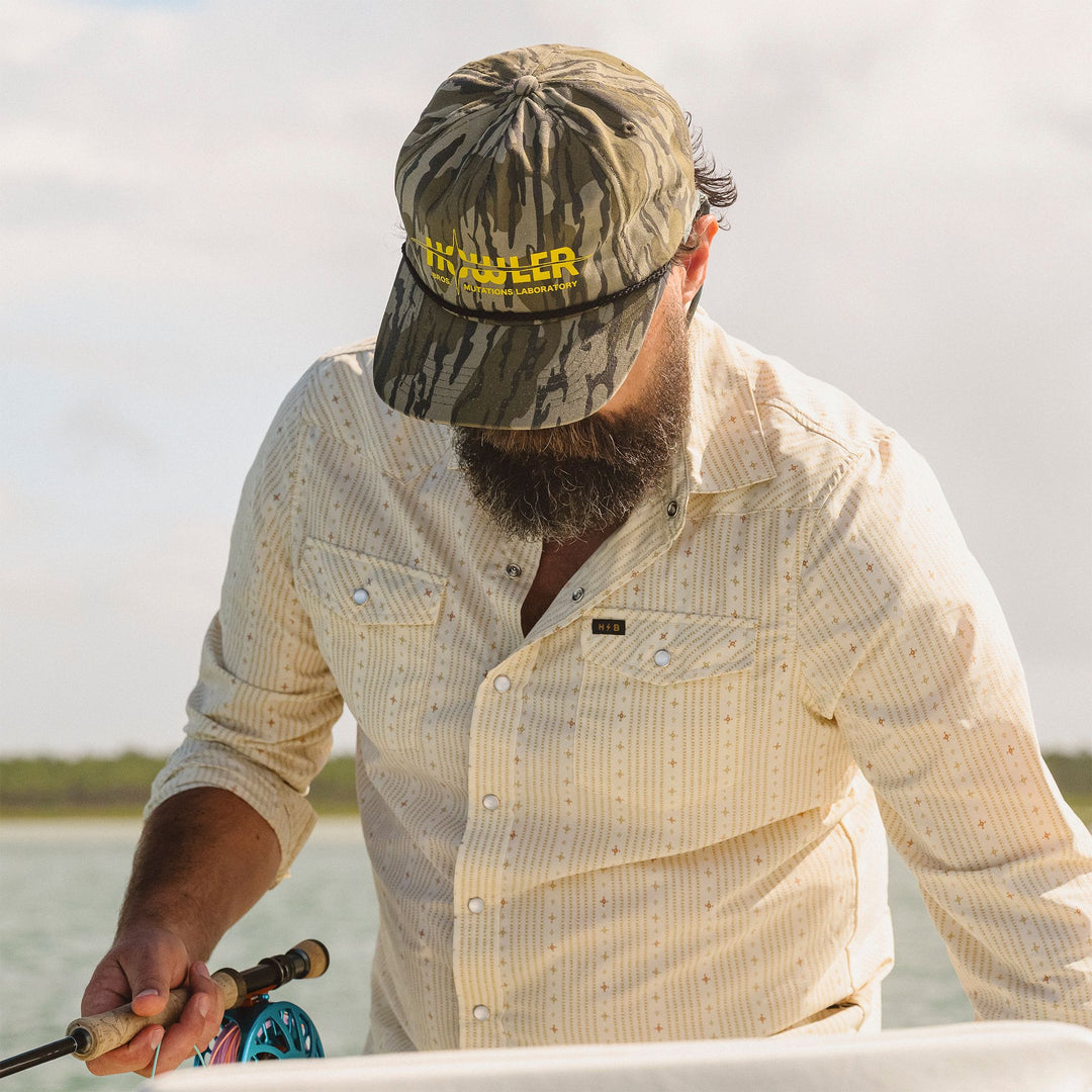 Howler Brothers Mutations Laboratory Unstructured Snapback Hat Camo Image 04