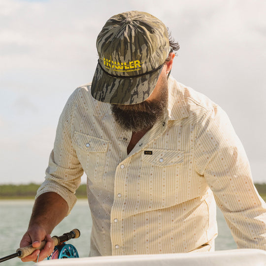 Howler Brothers Mutations Laboratory Unstructured Snapback Hat Camo Image 04