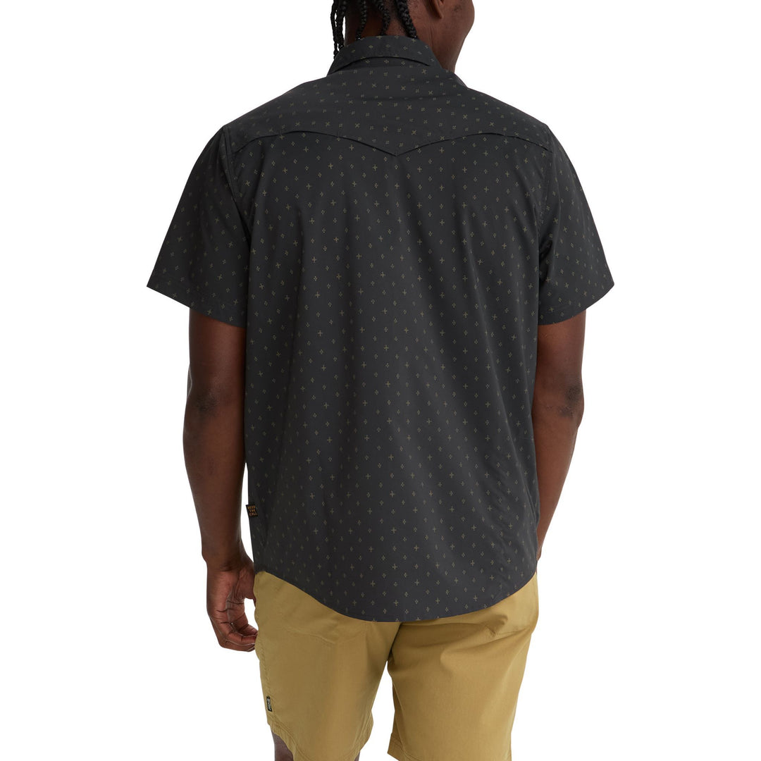 Howler Brothers Open Country Tech Shirt Supernovas : Antique Black Image 07