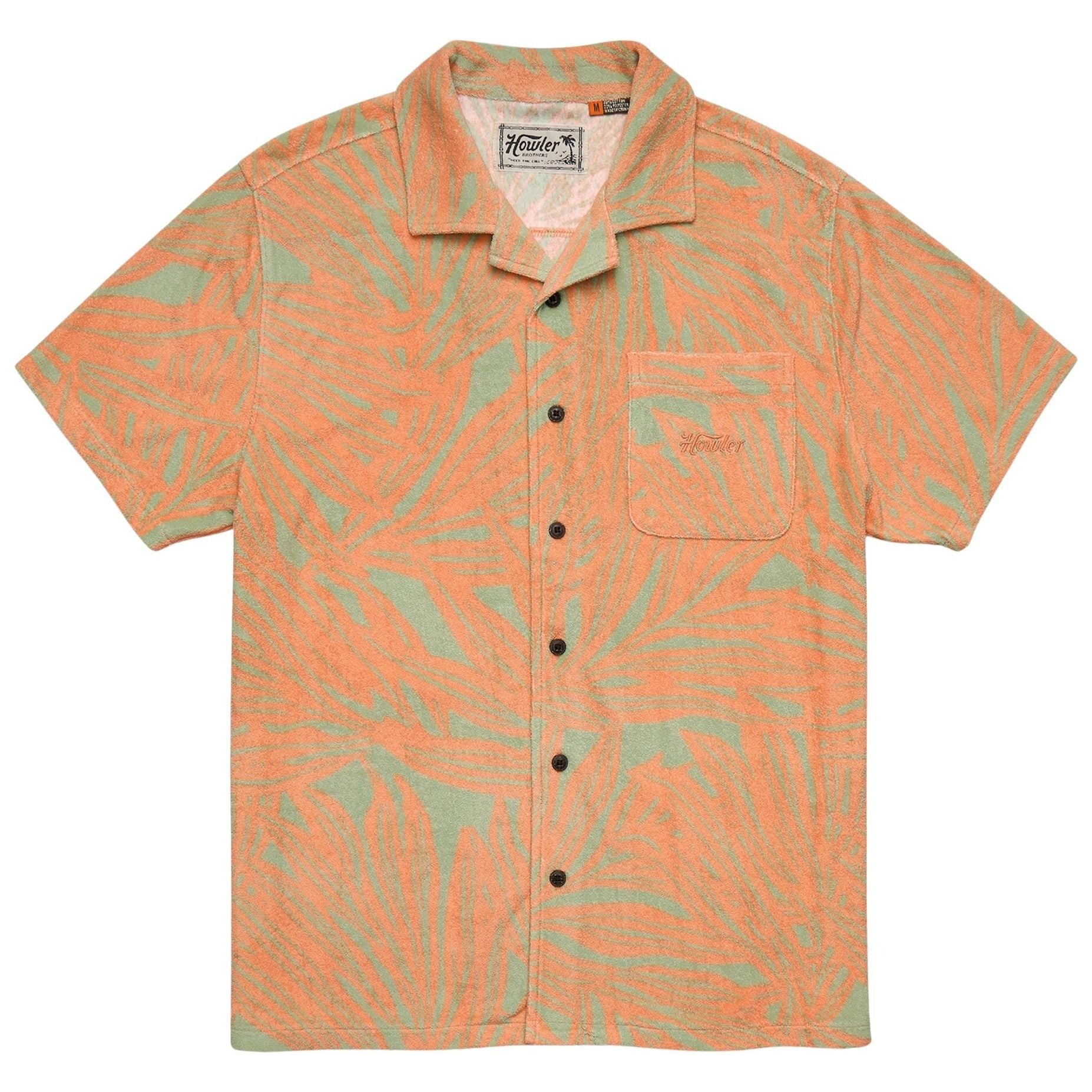 Howler Brothers Palapa Terry Shirt Full Frondal : Dreamsicle Image 01