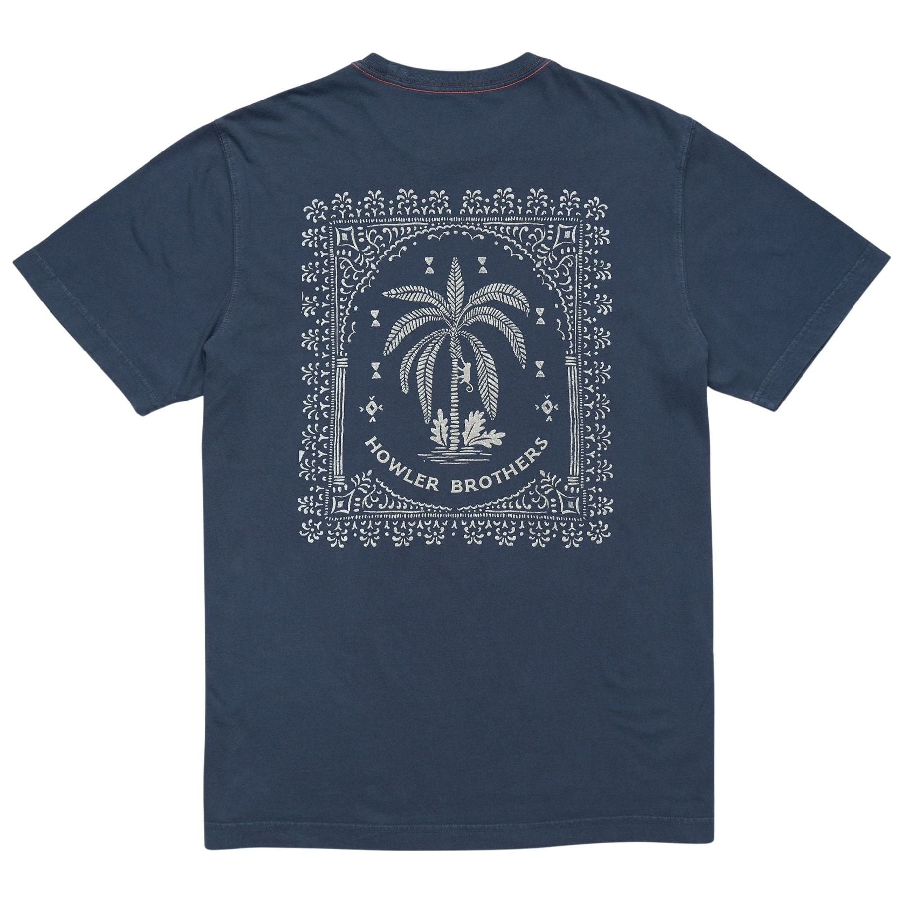 Howler Brothers Palmetto Print Cotton T-Shirt Key Largo Image 01
