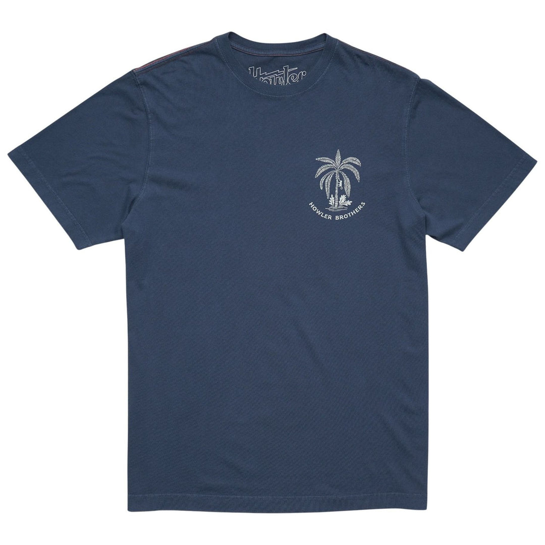 Howler Brothers Palmetto Print Cotton T-Shirt Key Largo Image 02