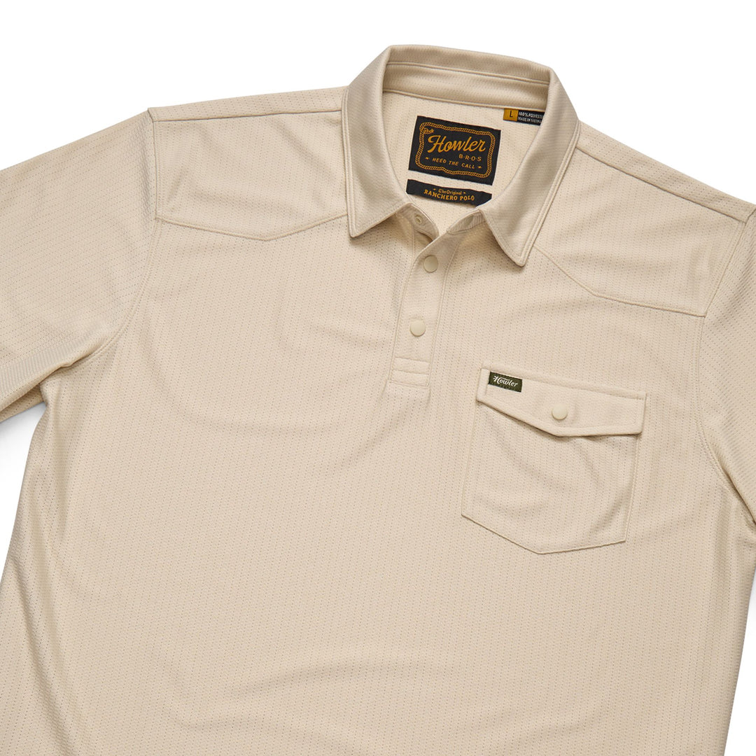 Howler Brothers Ranchero Tech Polo Sand Image 02
