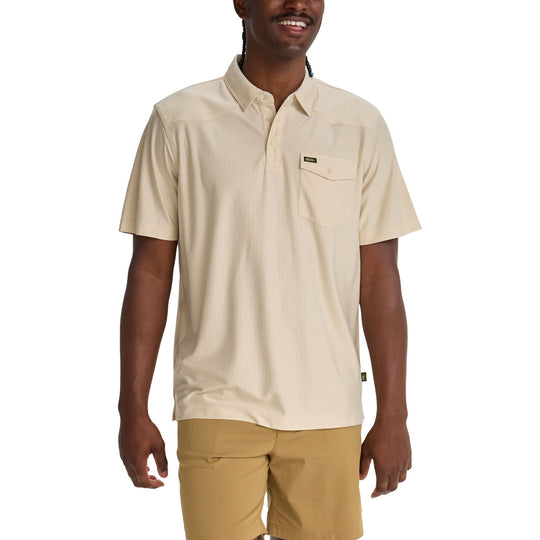 Howler Brothers Ranchero Tech Polo Sand Image 05