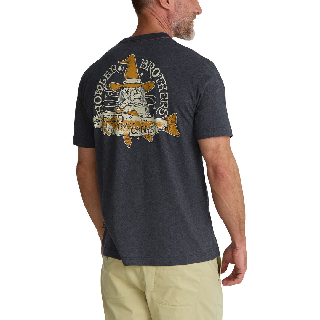 Howler Brothers River Wizard Blended T-Shirt Navy Heather Image 03