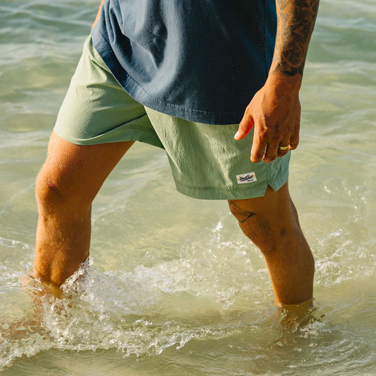 Howler Brothers Salado Shorts Granite Green Image 08