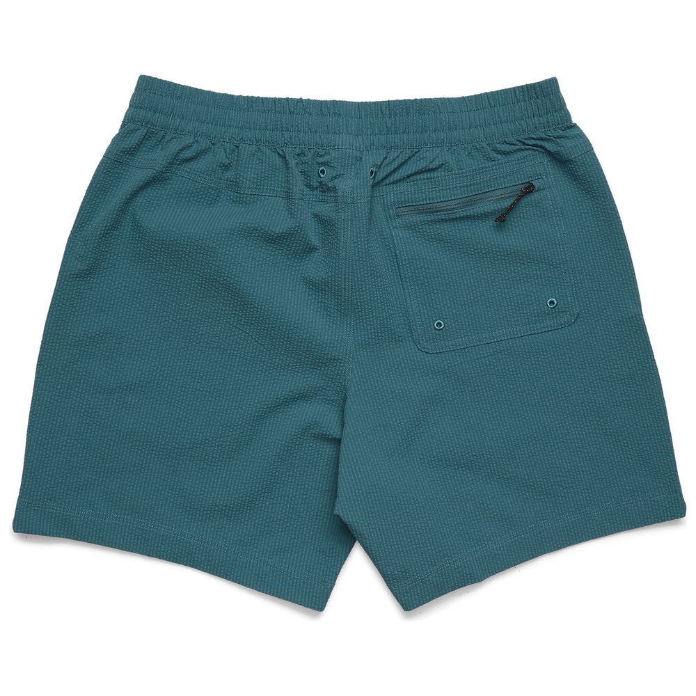 Howler Brothers Salado Shorts Seersucker : Dark Teal Image 02