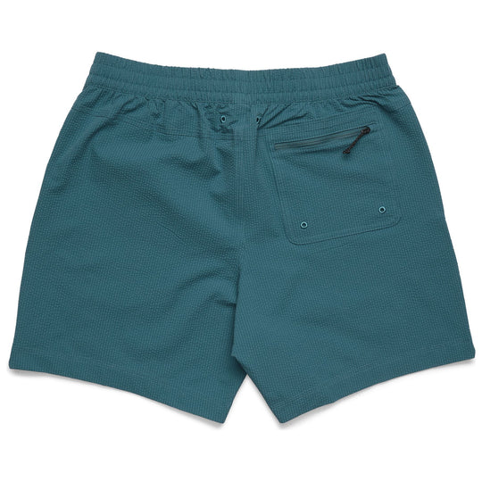 Howler Brothers Salado Shorts Seersucker : Dark Teal Image 02