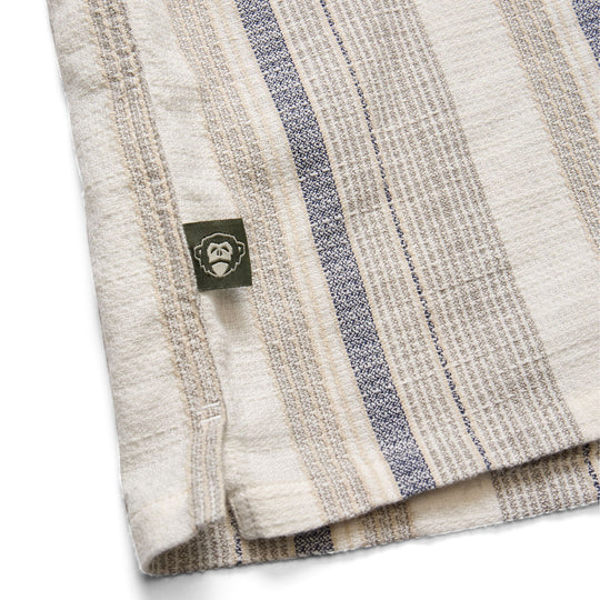 Howler Brothers Shores Club Shirt Old Bill Stripe : Limestone Image 05