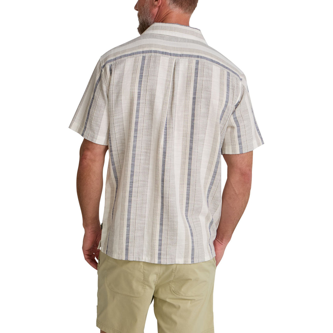Howler Brothers Shores Club Shirt Old Bill Stripe : Limestone Image 07