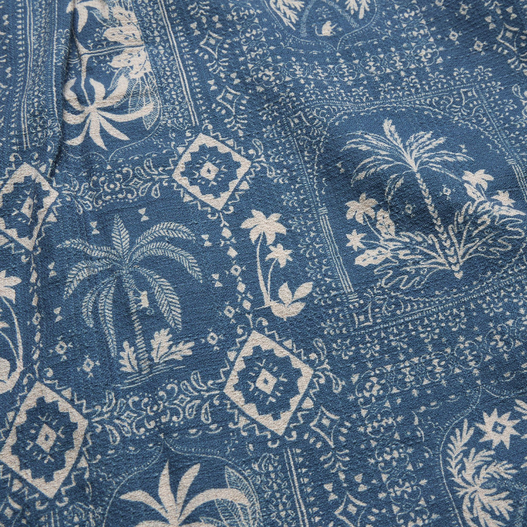 Howler Brothers Shores Club Shirt Palmetto Prophecy : Storm Blue Image 04