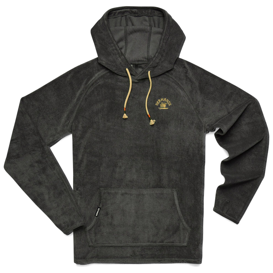 Howler Brothers Terrycloth Hoodie Surfbird : Antique Black Image 01