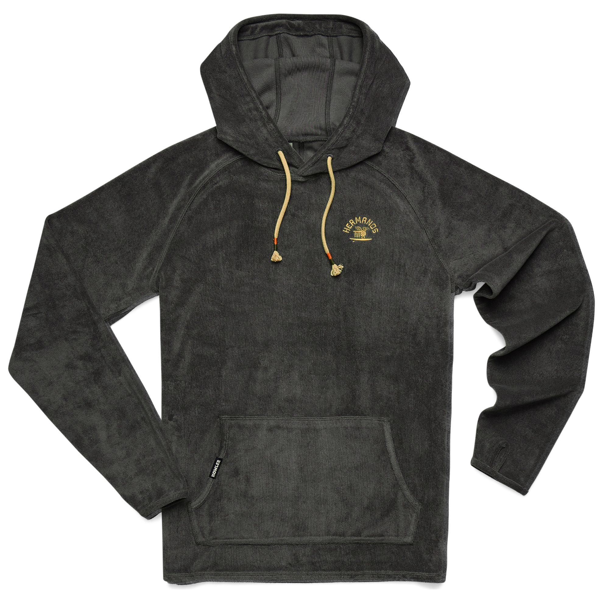 Howler Brothers Terrycloth Hoodie Surfbird : Antique Black Image 01