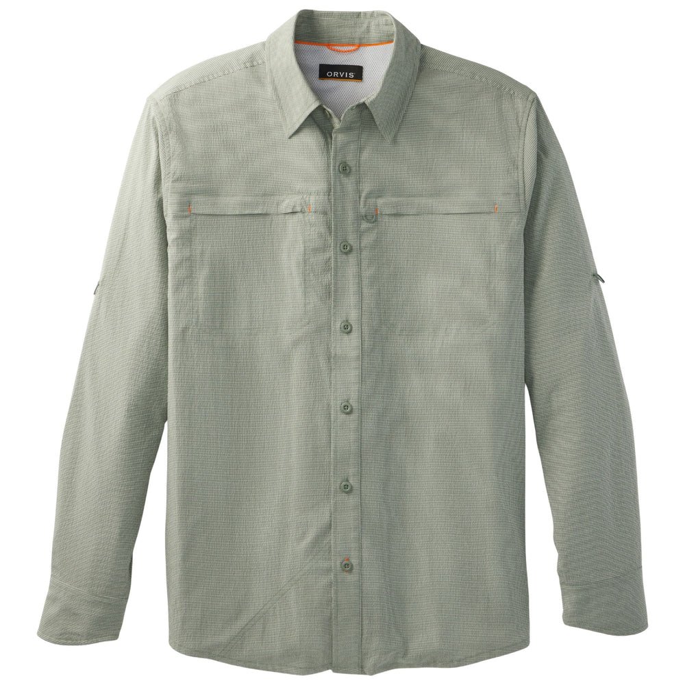 Orvis Men's Open Air Caster Shirt Silver Pine / Celadon Image 01