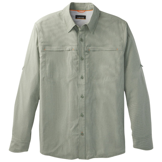 Orvis Men's Open Air Caster Shirt Silver Pine / Celadon Image 01