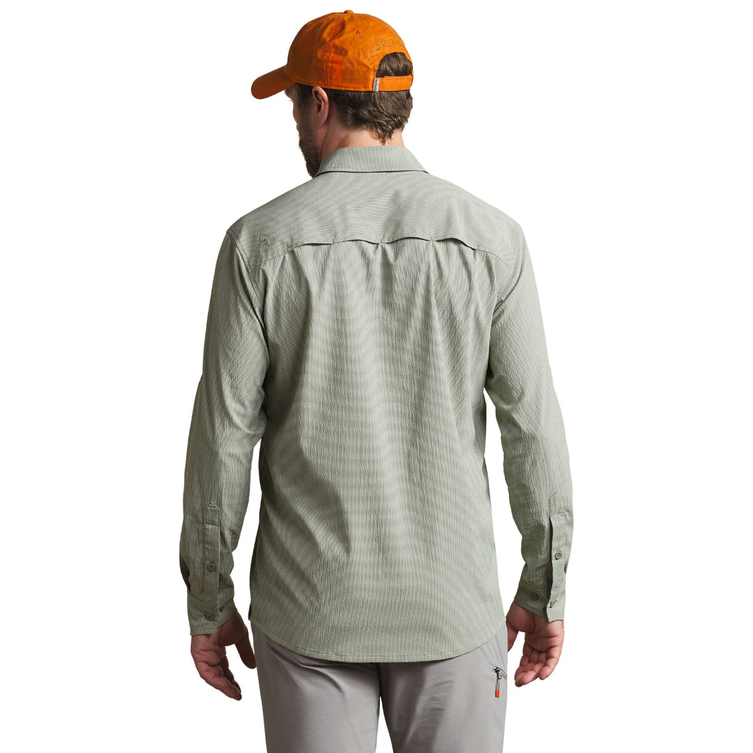 Orvis Men's Open Air Caster Shirt Silver Pine / Celadon Image 05