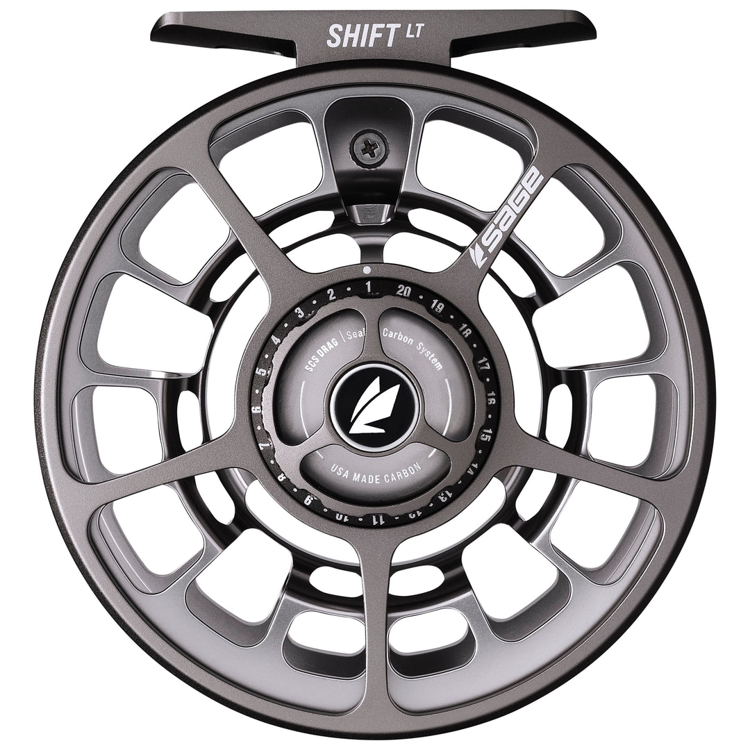 Sage Shift LT Fly Reel Silver Pine Image 01