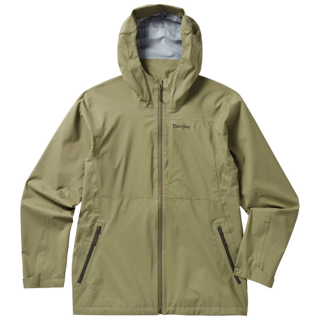 Duck Camp Men's 3L Packable Rain Shell Sagebrush Image 01