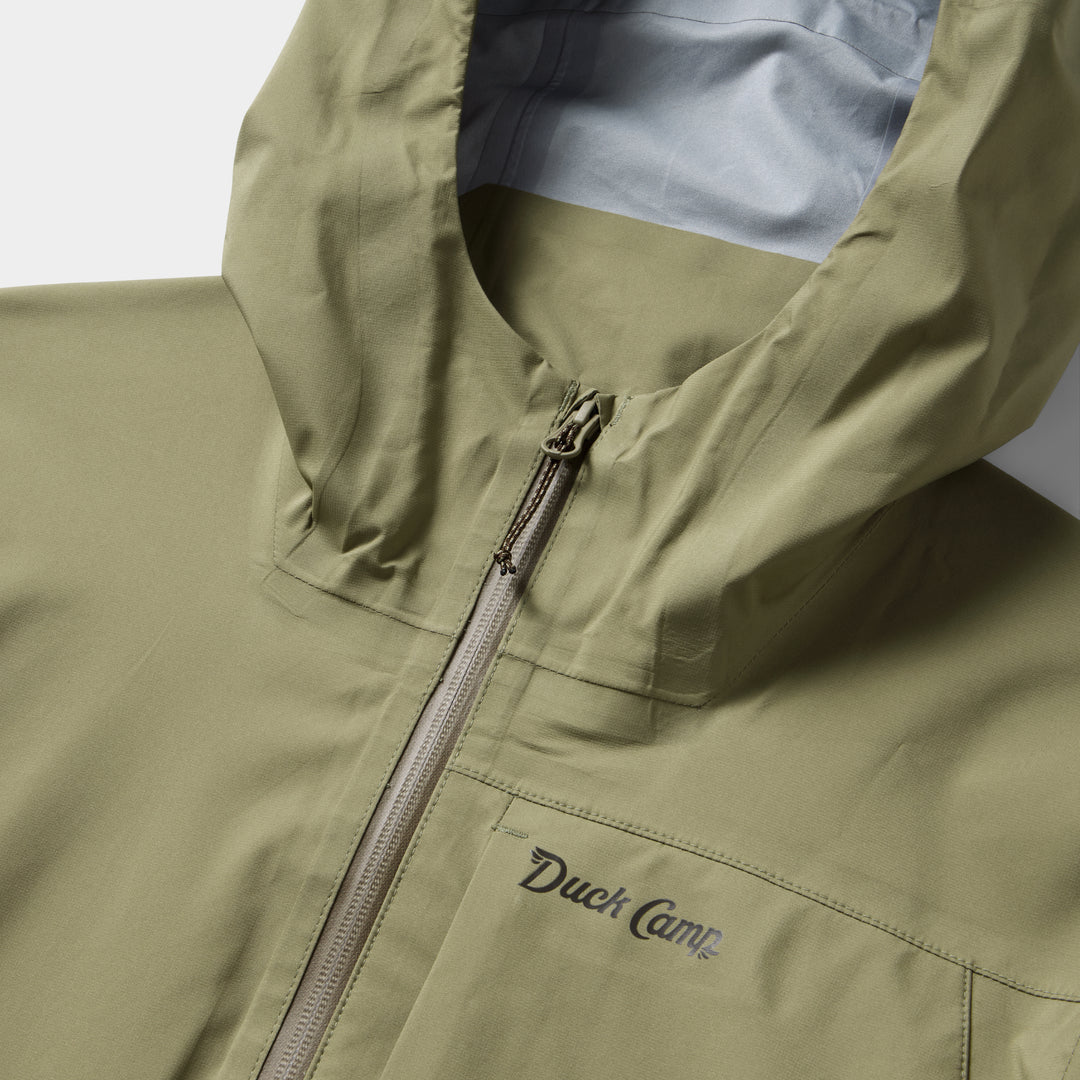 Duck Camp Men's 3L Packable Rain Shell Sagebrush Image 05