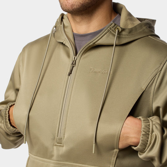 Duck Camp Men's Head Guide Half Zip Hoodie Sagebrush Image 04