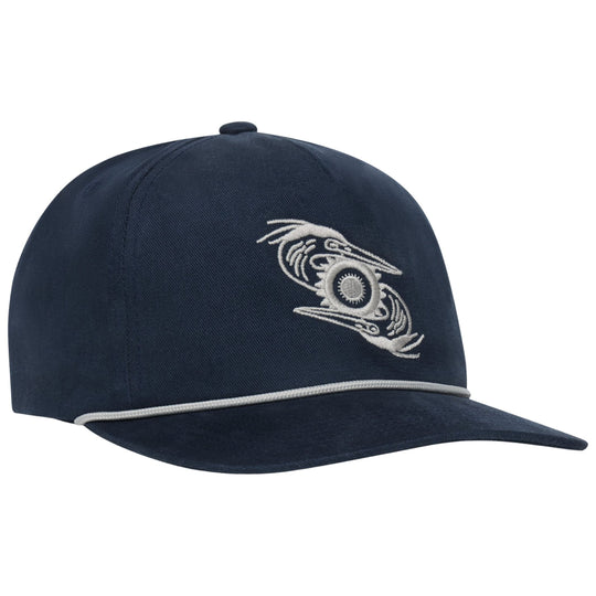 Free Fly Great Blue Snapback Hat Dark Navy Image 01