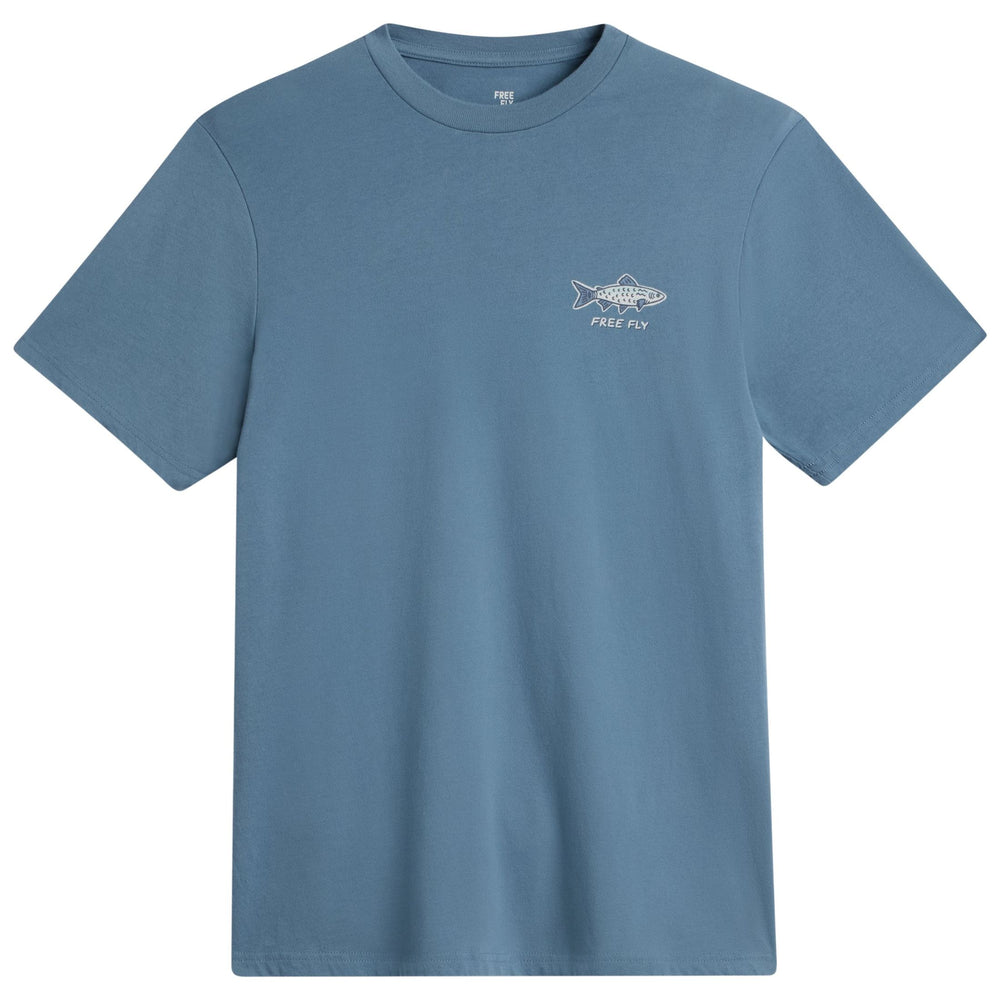 Free Fly Men's Osprey Catch Tee Pacific Blue Image 02