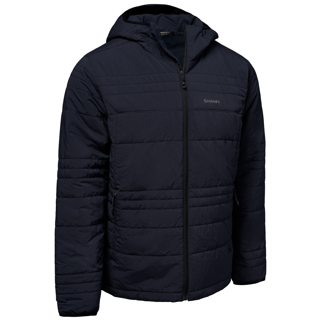 Simms Men's Fall Run Hooded Jacket Black Image 03